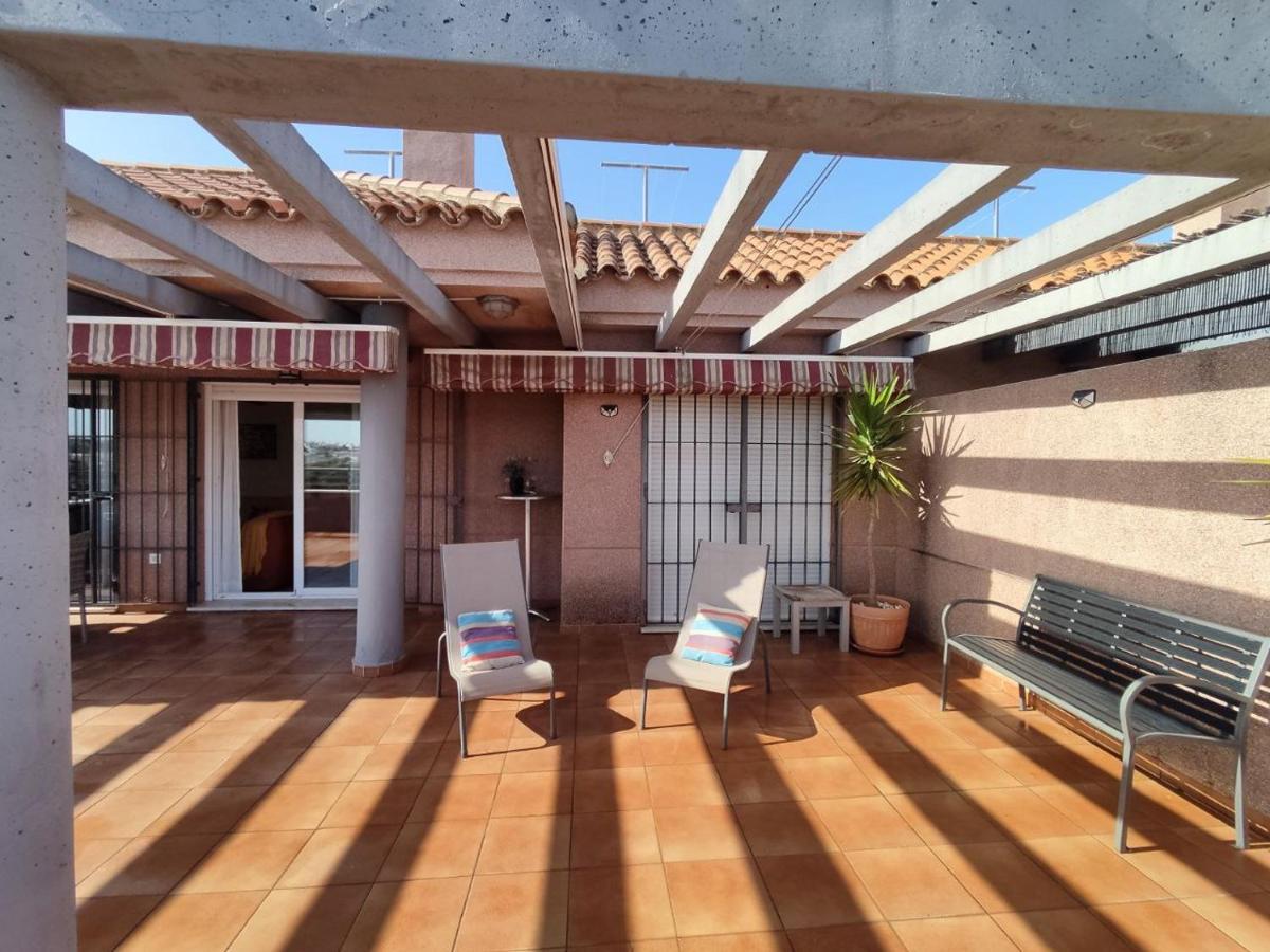 桑卢卡尔-德巴拉梅达Atico Terraza 65M. Playa, Piscina, A/C, Wifi公寓 外观 照片