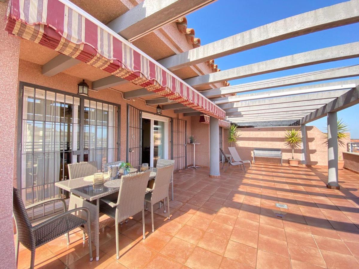 桑卢卡尔-德巴拉梅达Atico Terraza 65M. Playa, Piscina, A/C, Wifi公寓 外观 照片