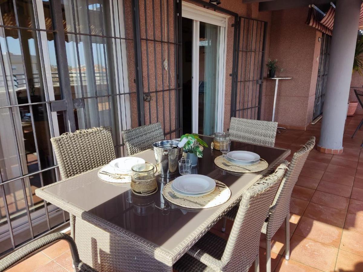 桑卢卡尔-德巴拉梅达Atico Terraza 65M. Playa, Piscina, A/C, Wifi公寓 外观 照片