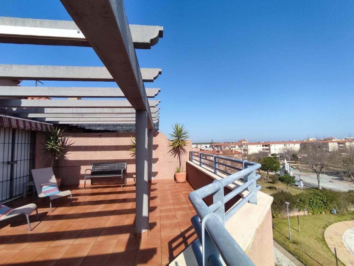 桑卢卡尔-德巴拉梅达Atico Terraza 65M. Playa, Piscina, A/C, Wifi公寓 外观 照片