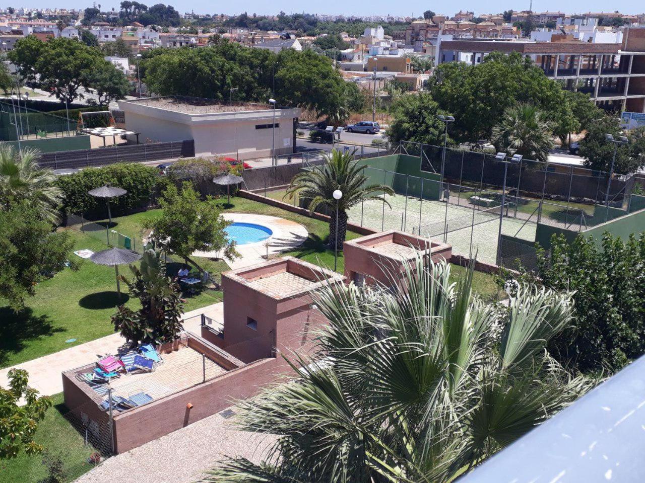 桑卢卡尔-德巴拉梅达Atico Terraza 65M. Playa, Piscina, A/C, Wifi公寓 外观 照片