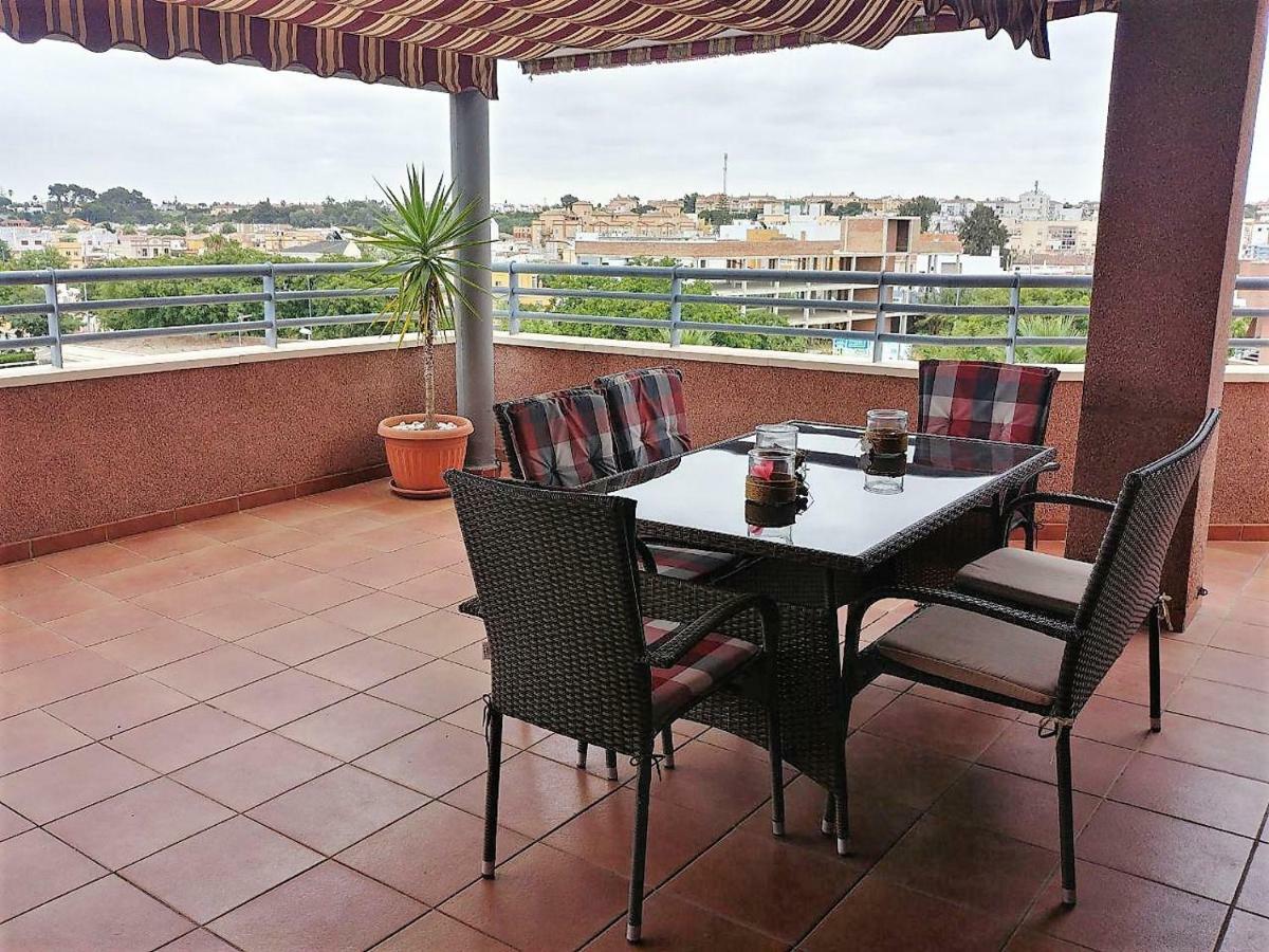 桑卢卡尔-德巴拉梅达Atico Terraza 65M. Playa, Piscina, A/C, Wifi公寓 外观 照片