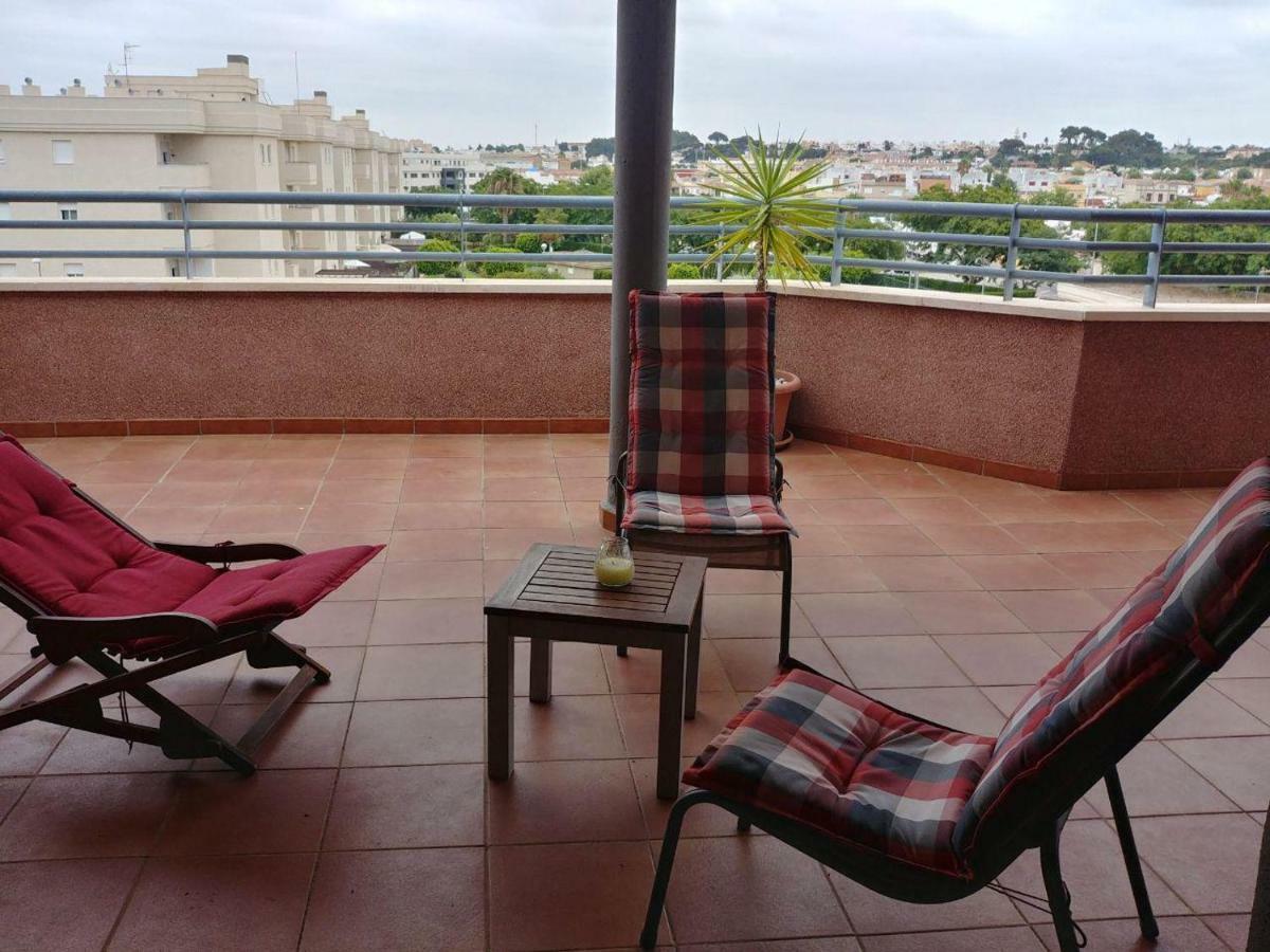 桑卢卡尔-德巴拉梅达Atico Terraza 65M. Playa, Piscina, A/C, Wifi公寓 外观 照片